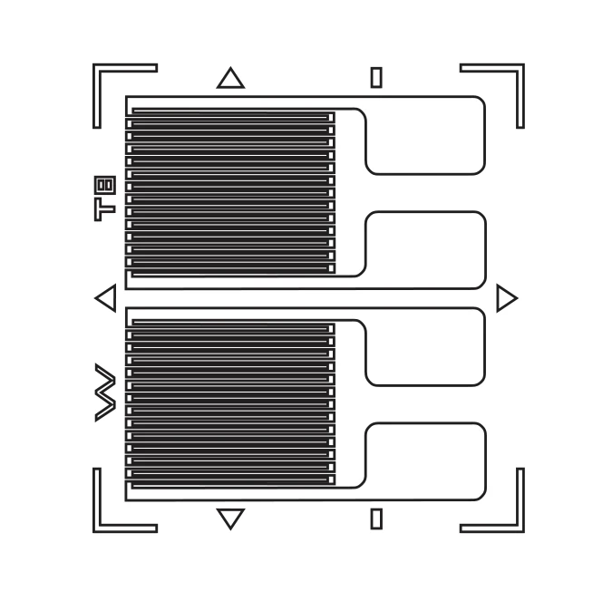 Half Bridge Strain Gauges With Double Parrallel Grids suppliers